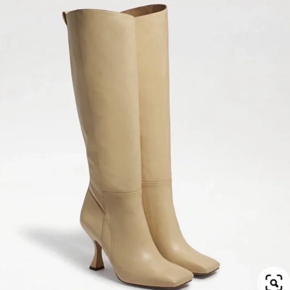 Sam Edelman Adi Tall Boots in Eggshell - Picture 1 of 5